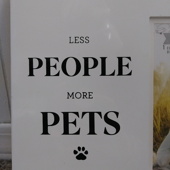 Less people more pets picture frame - Picture 2 of 6